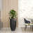 Roshini Tall Tapered Round Fiberstone Planter – Handmade MGO Clay Plant Pot with Drainage Holes for Indoor & Outdoor Use-1266554187-1266554184