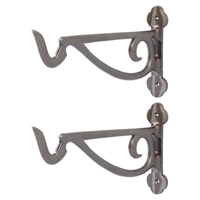 Iron Weather Resistant Hook Plant Stand