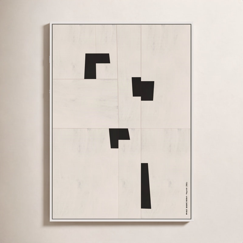 Scattered 1 Print by Romina Gadler, White Canvas Framed, 50" H x 35" W