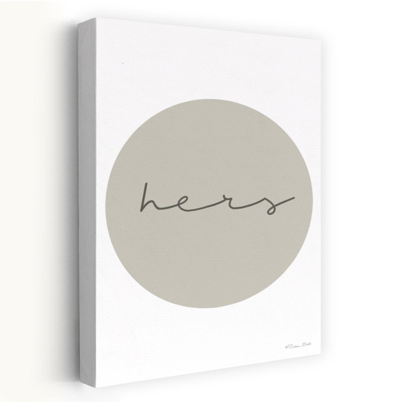«Her Circle», art contemporain abstrait, H 24 po x l 16 po