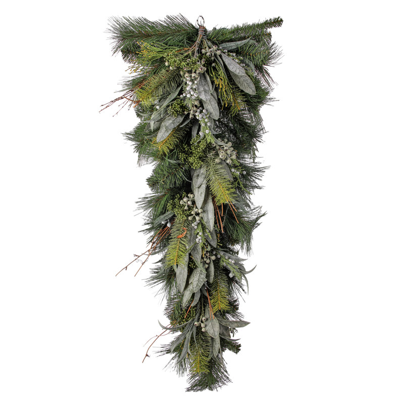 Ensemble de 2 festons de Noël Feathery