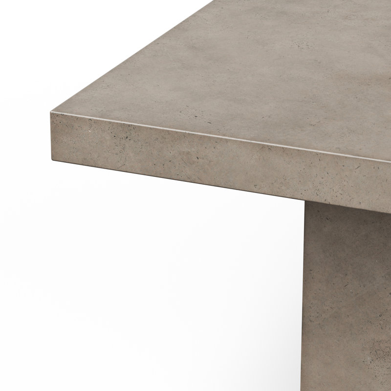 Table de salle à manger Kareen, Gris foncé, Table de comptoir (hauteur de 36,25 po), L 95 po x l 47 po