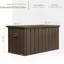 Coffre de rangement pour patio extérieur / extérieur imperméable, grand bac de rangement pour coussins extérieurs, coussins décoratifs, outils de jardin, verrouillable-114001604-114001606