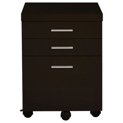 Armoire 3 bureaux - Finition cappuccino pour un espace de travail moderne
