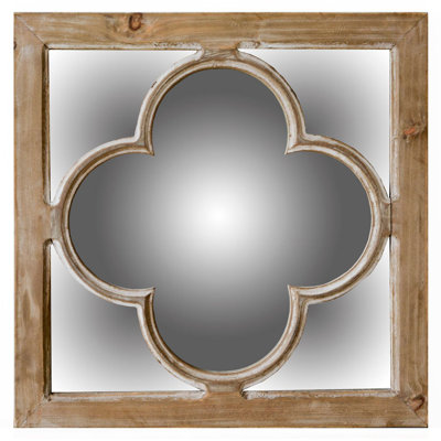 Odette Reclaimed Wood Flat Mirror