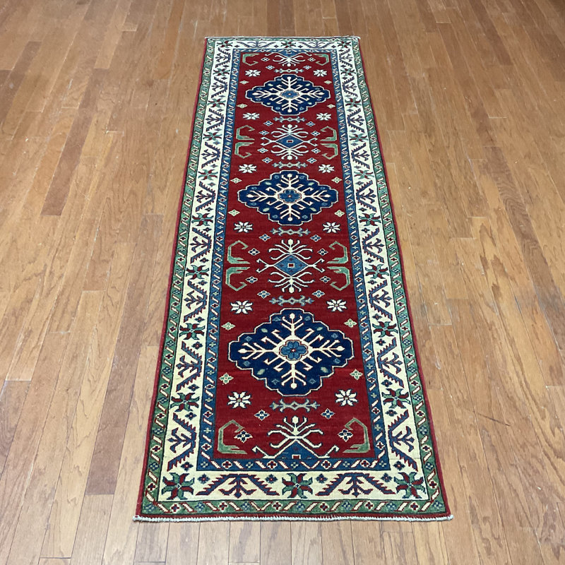  Chemin de table en laine Kazak fait à la main