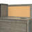 Gray Full Size Daybed With Wooden Construction, Storage Drawers, Upper Soft Board, And Device - Charging Power Supply For Devices Of Wood, Featuring 3 Shelf, Convenient Electronics-445589447-445589450