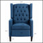Large fauteuil inclinable manuel avec éponge haute densité et tissu durable pour un confort ultime-491176633