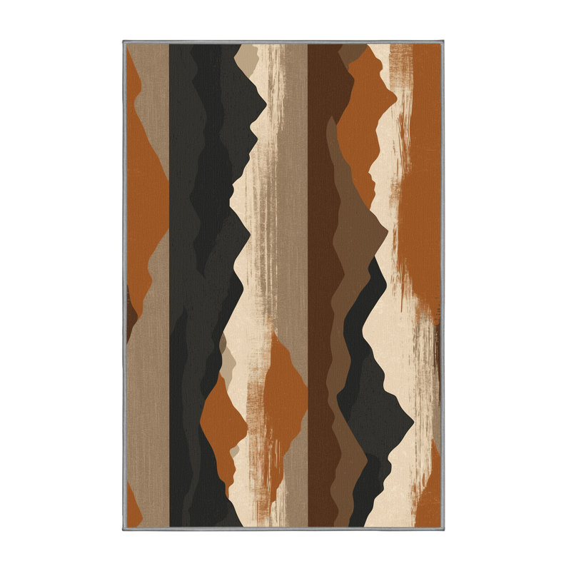 Aurora Rise Rug, Rectangle 4' x 6'