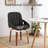 Swivel Dining Chairs, Faux Leather Upholstered Armchairs With 360Â° Rotation, Mid-Century Modern Chair With Solid Wood Legs For Kitchen, Dining Room, Living Room-948326508-948326509