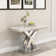46.85" Console Tables For Entryway With Luxury Mirrored Double X-base