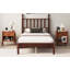 Lit plateforme en bois avec tête de lit en forme de gourde, lit plateforme de style rétro avec support à lattes en bois-92680476