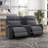 3-Piece Modern And Overstuffed Chenille Power Reclining Living Room Set