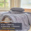 Ensemble d'édredon en microfibre prélavée Gingham-113420698-113420695