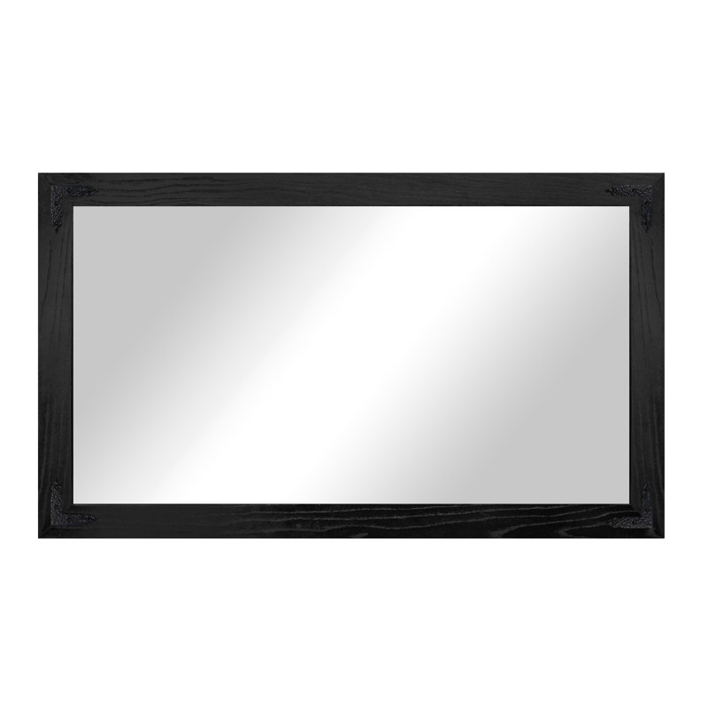 Miroir Gracie Oaks, Noir, noir, noir, noir, 52 po x 33 po