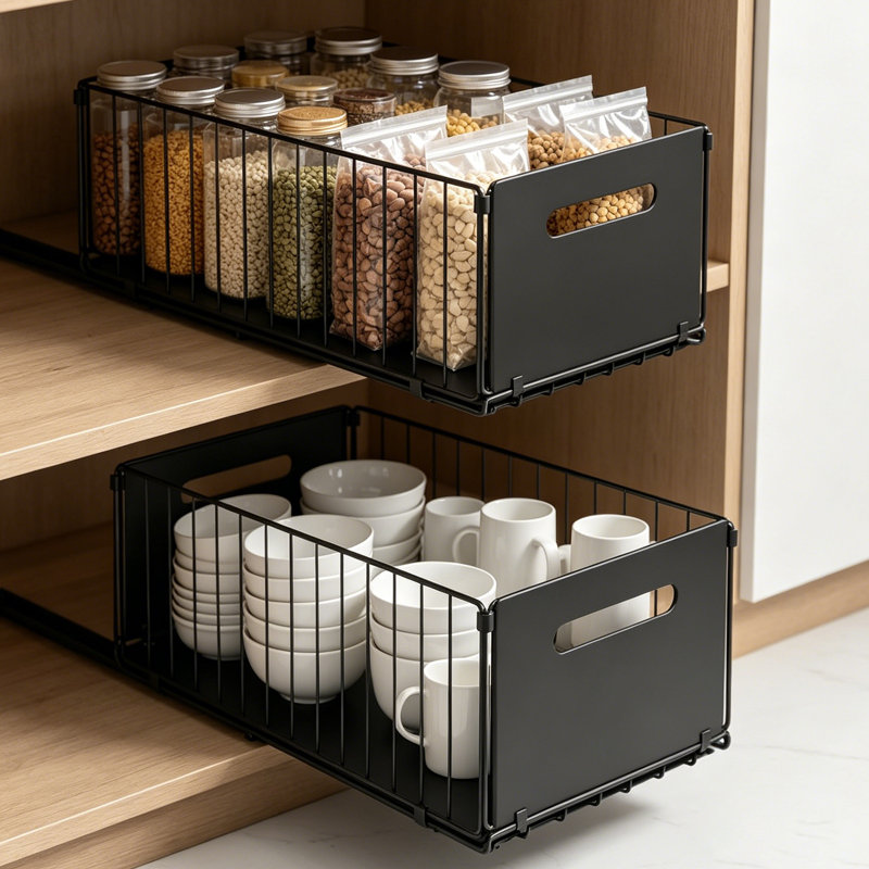 Ensemble de 2 organisateurs d'armoire avec planeurs