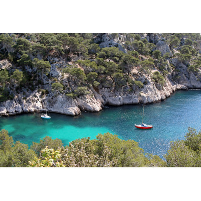 Blackcurrant Calanques by Louis16 - Wrapped Canvas Print