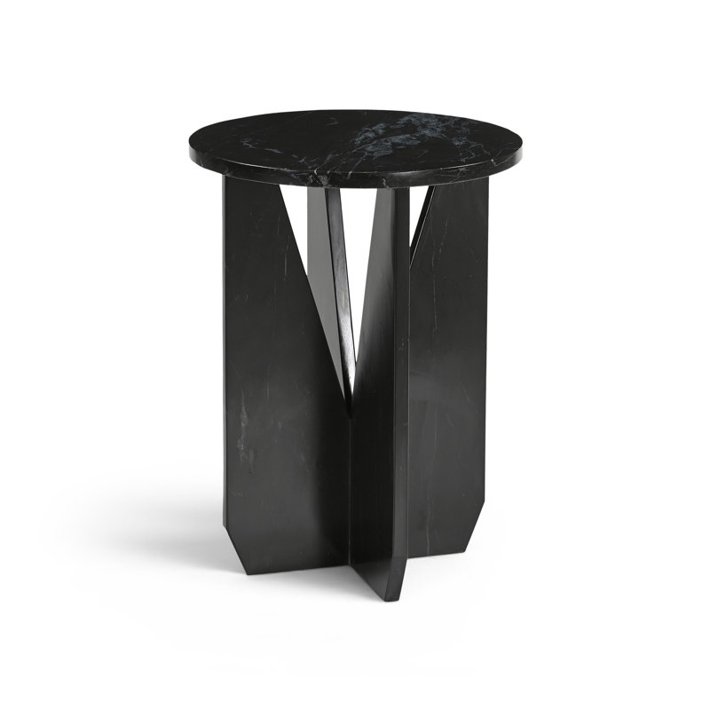 Table de bout Alba, Noir