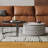 Round stone slab coffee table set-1466740830