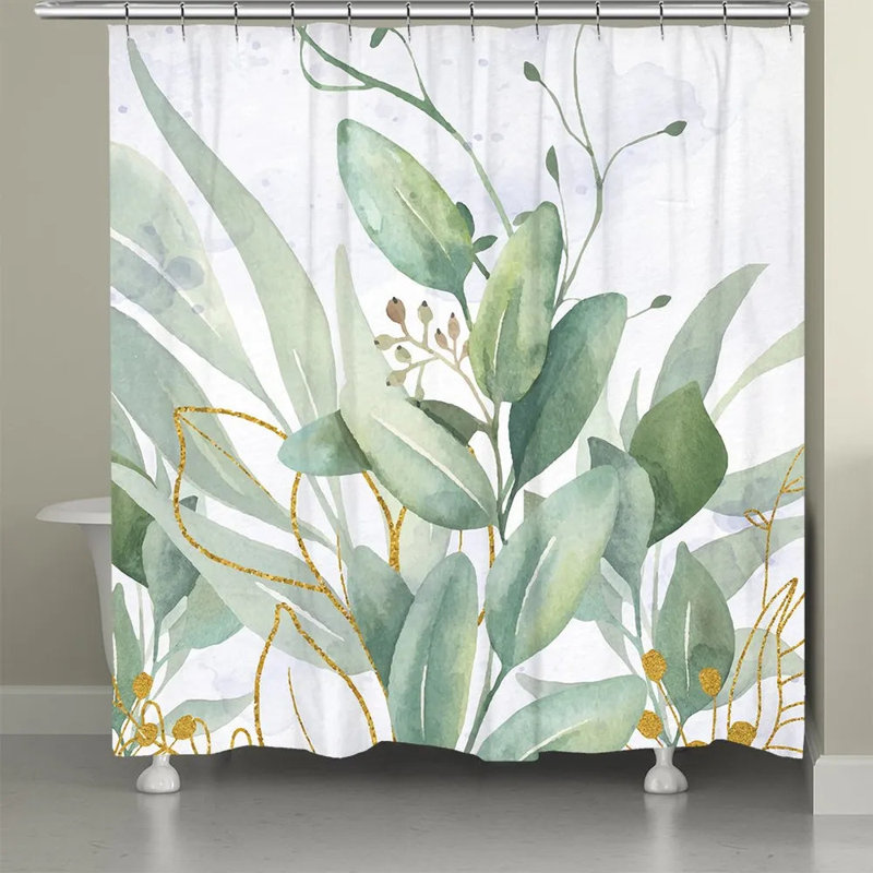 Rideau de douche Floral, H 71 po x l 72 po