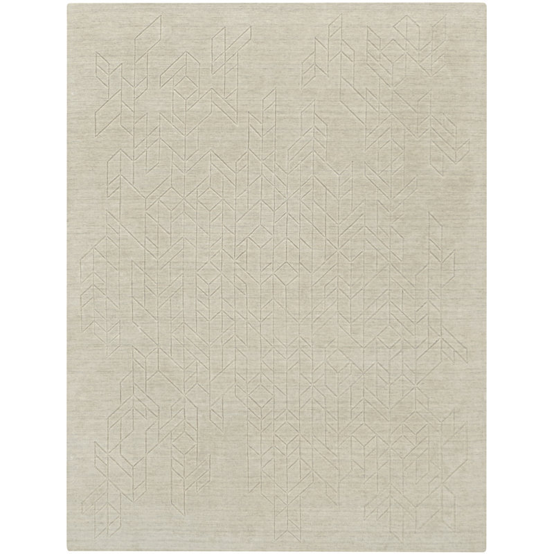 Mihira Geometric Wool Hand Woven Area Rug, Rectangle 366 x 457cm