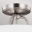 Lankford Glass Semi Flush Mount