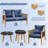 Iyone Wicker 4 - Person Patio Conversation Set with Cushions