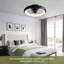 Ventilateur de plafond à DEL 20 pouces à intensité variable moderne avec lumières-600677637