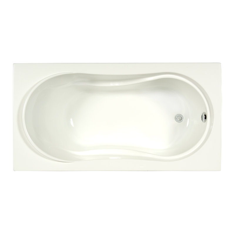 60'' x 32'' Drop-In Soaking Acrylic Bathtub