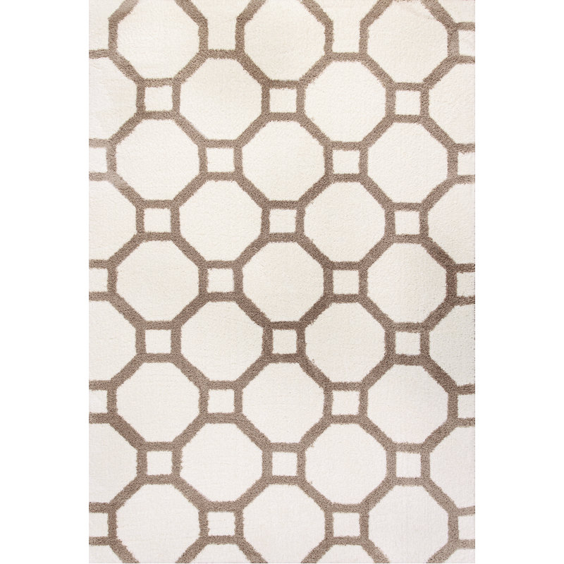 Lowes Geometric Indoor Rug, Rectangle 3'11" x 5'7"