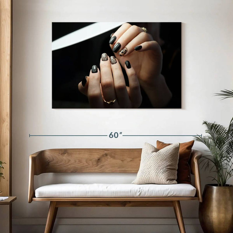 Shuttleworth Animal Print Nails, 30" H x 45" W