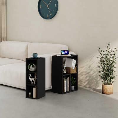 Samay Small Low Bookcase Compact Display Unit for Stylish Organization