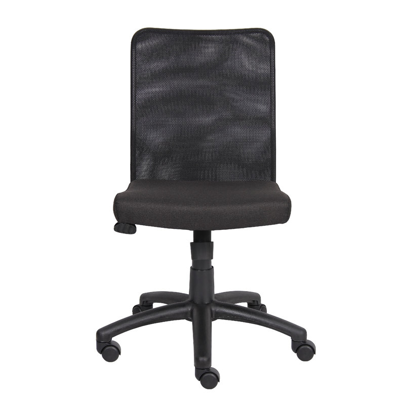 Lene Black Rolling Task Chair, Adjustable Tilt Tension Mechanism And Lock