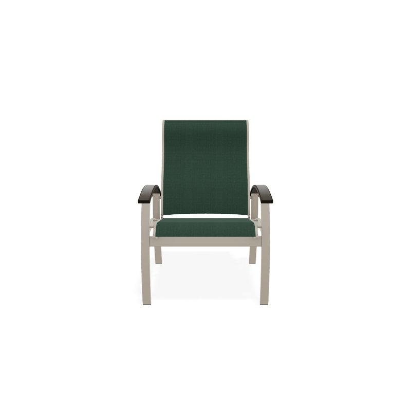 Chaise de patio Askar, Beachwood, Désert texturé, Vert forêt 22D Sunbrella® vert