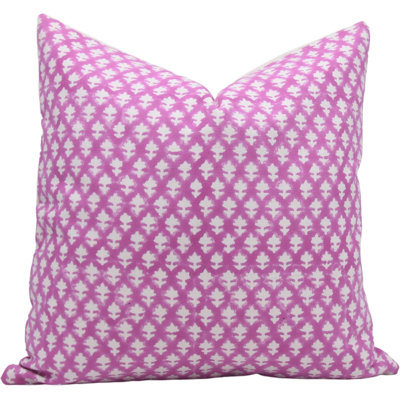 Housse de coussin Fabividine Floral Home Decor - Tissu de haute qualité, rose