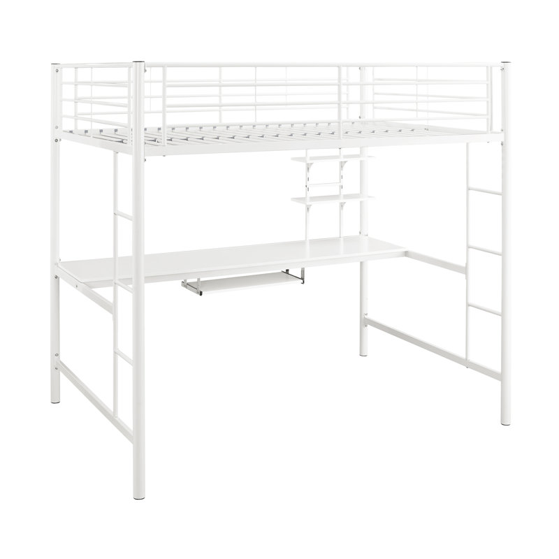 Elita Kids Full Loft Bed, White