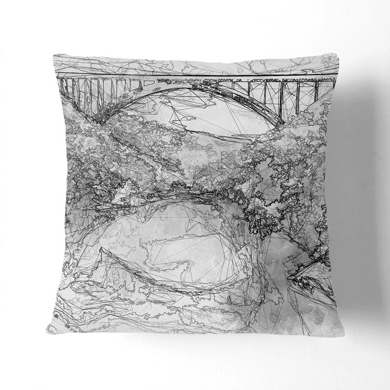 Square Cushion, 55cm H x 55cm W x 20cm D, White