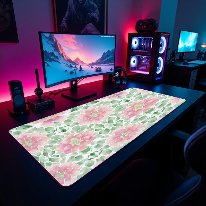 Polyester Desk Pad, 14.4x12.1