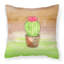 Coussin décoratif d’intérieur/d’extérieur en aquarelle cactus-1329276624