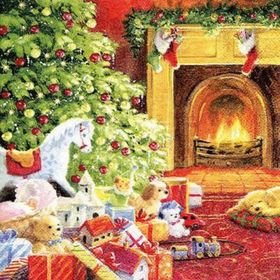 Kamishia Disposable Paper Christmas Napkins