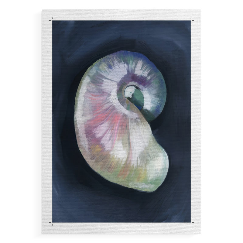 Perte de coquille perdue I - Impression sur toile seulement - NON-CADRE, H 60 po x l 40 po