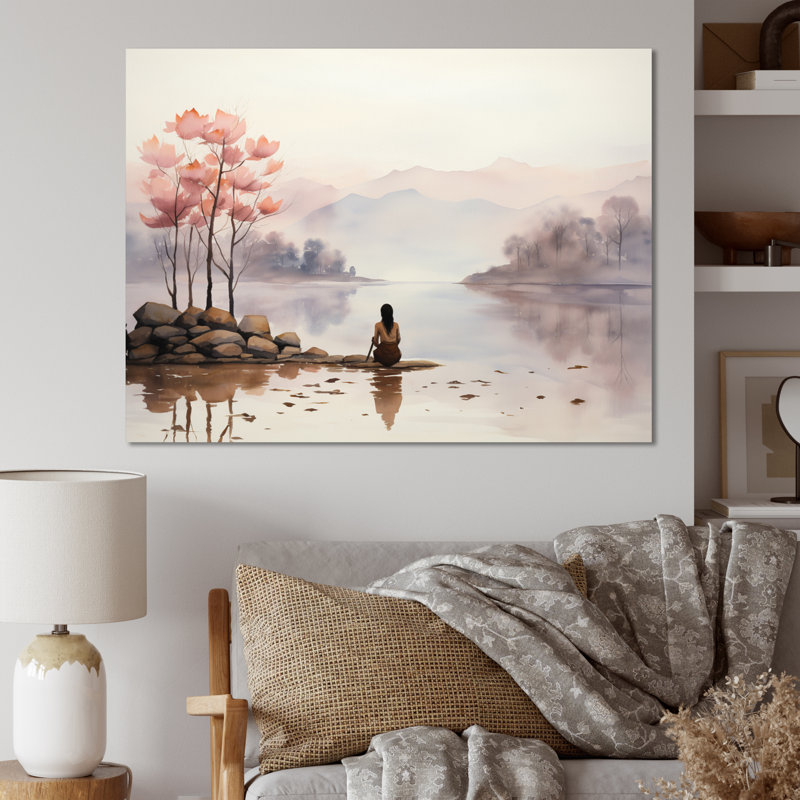 Tranquil Nature III sur toile, Toile tendue, H 30 po x l 40 po x P 1,5 po