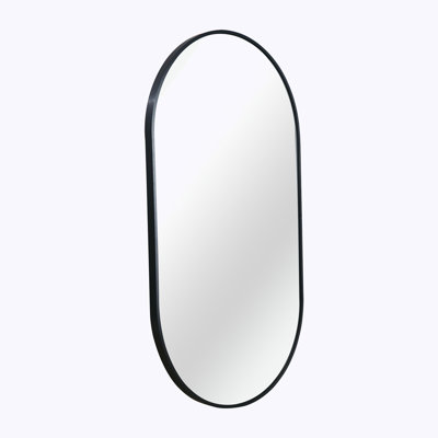 Miroir ovale en métal 20 po x 28 po