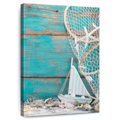 Aletra Seashells And Sailboat