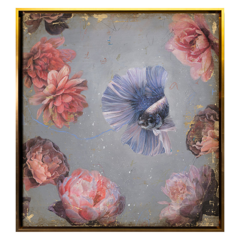 Underwater Boutique 2 par Sarah Helser - Cadre flottant sur toile, H 38 po x l 35 po