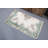 Traditional Floral Turkish Door Mat with a Harmonious Blend of Beige and Turquoise Tones