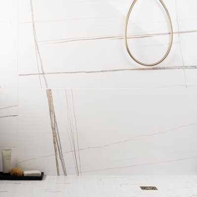 24'' W x 48'' L Porcelain Singular Tile