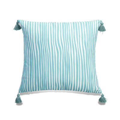 My Cottage Living Outdoor Tassels Outdoor Throw Pillow