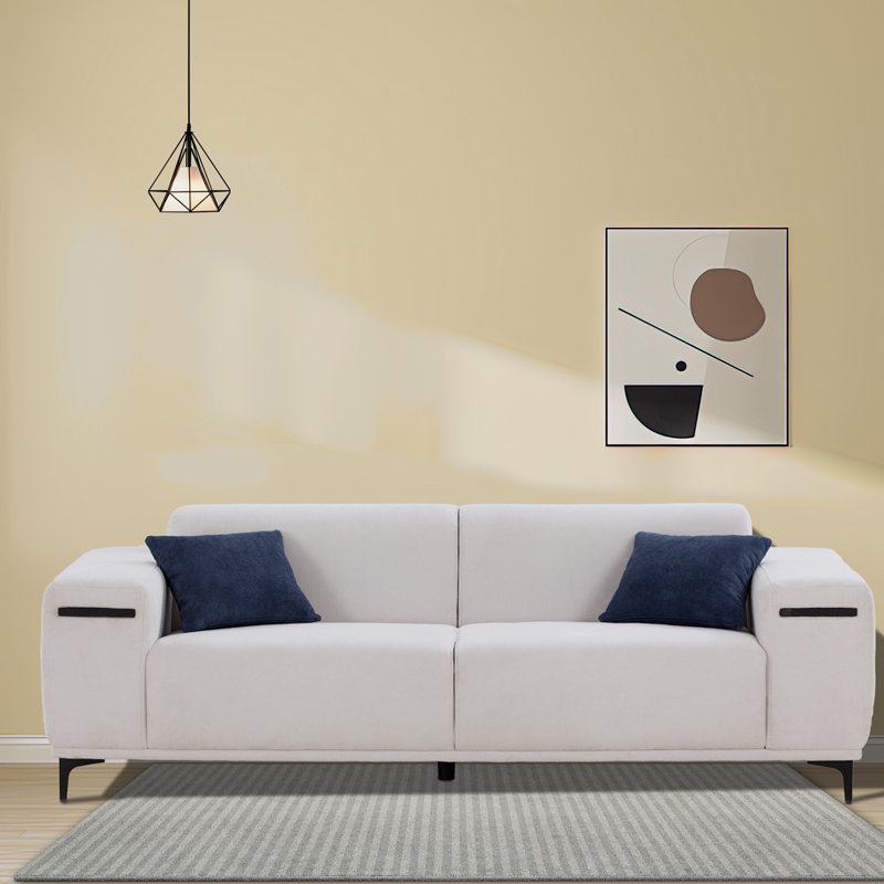 Darletta 89.7" Square Arm Sofa