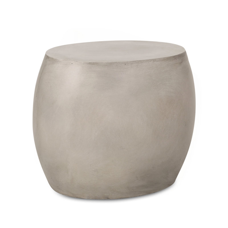 Outdoor Lightweight Concrete Side Table